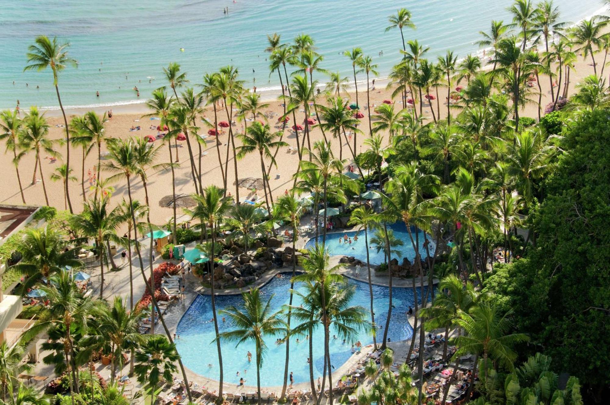 فندق هونولولوفي  هيلتون فيليج هاوايان ويكيكي بيتش ريزورت المظهر الخارجي الصورة